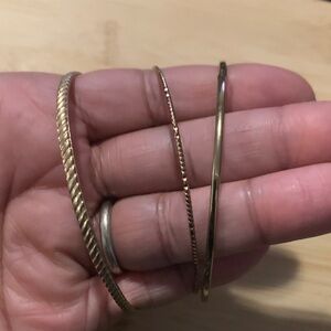 Elegant Gold Bangle Set